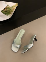 Satin Band Mules