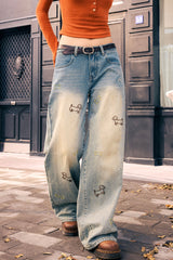 Pawfect Walk Wide Jeans