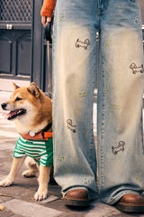 Pawfect Walk Wide Jeans