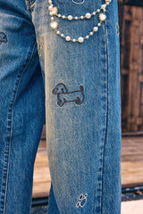 Pawfect Walk Wide Jeans