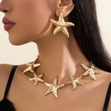 Ocean Luxe Starfish Jewelry Statement Set
