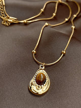 Tiger Eye Aura Necklace