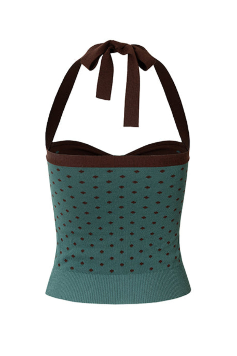 [Pre-sale] Dotty Affair Halter Top