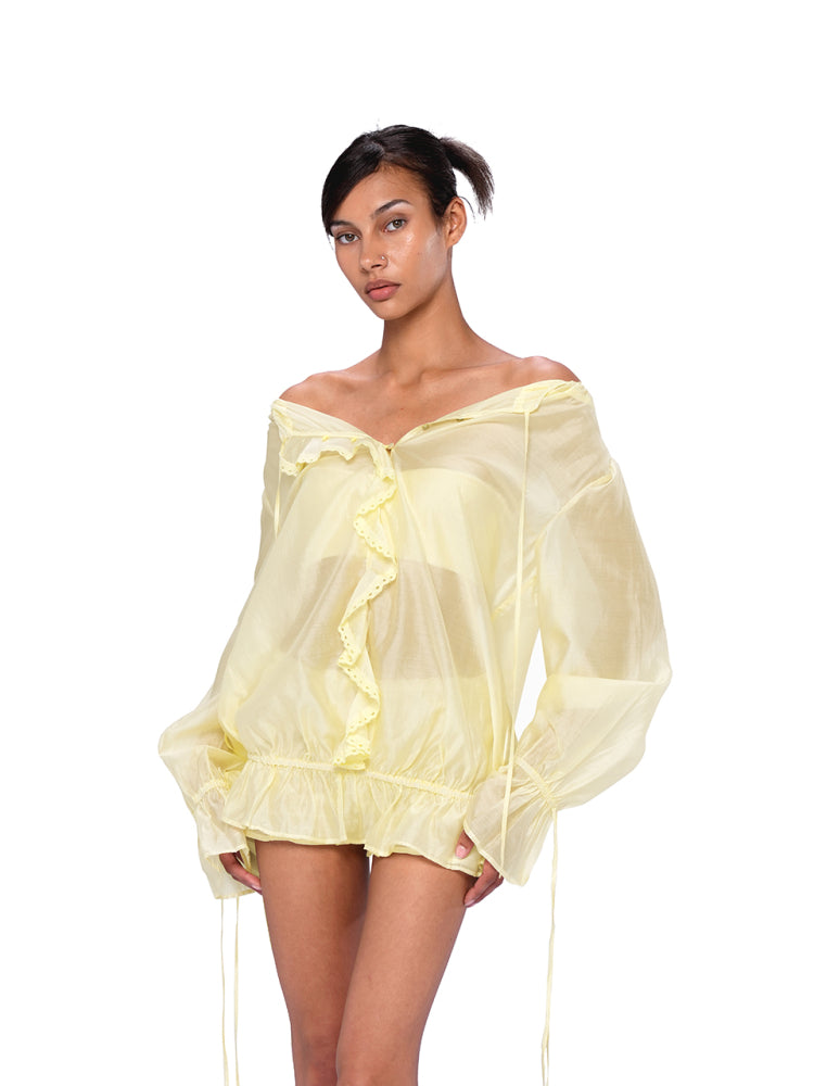 Lemon Whip Ruffle Set