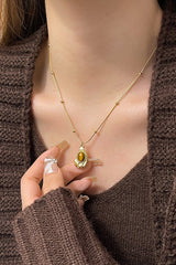 Tiger Eye Aura Necklace