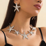 Ocean Luxe Starfish Jewelry Statement Set