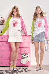 Strawberry Matcha Milk Tee