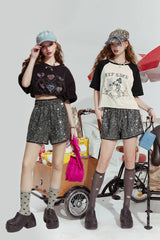 Disco Pop Sequin Shorts