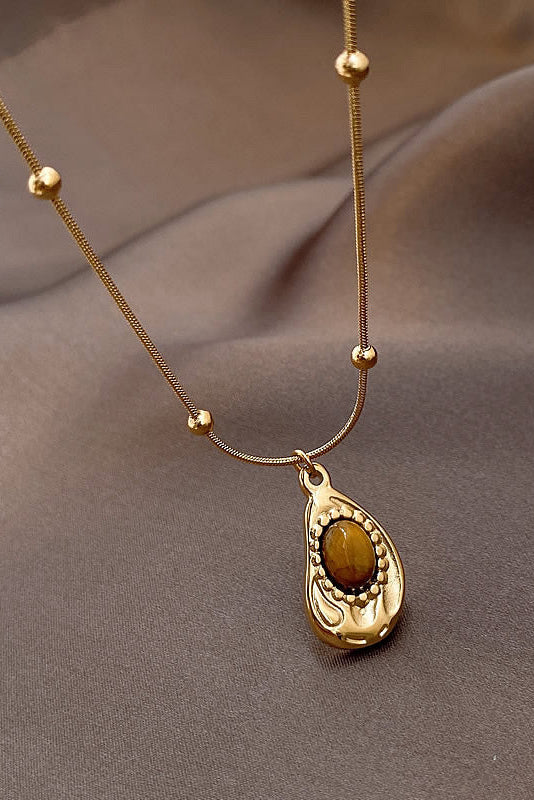 Tiger Eye Aura Necklace