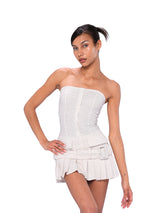 [Pre-sale]Tweed Button-Up Mini Dress