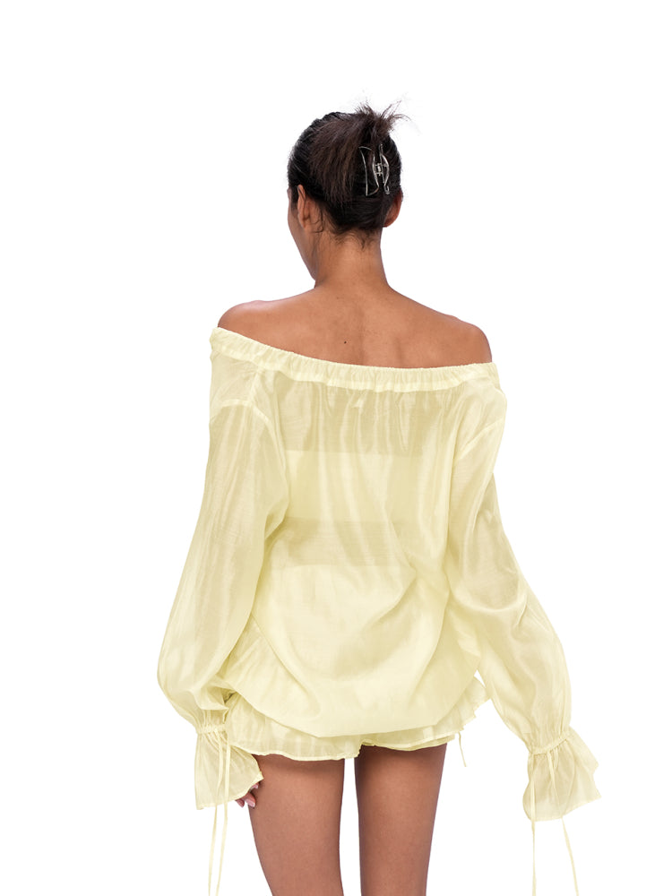 Lemon Whip Ruffle Set