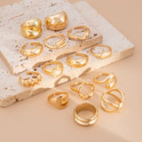 Golden Hour 14-Piece Ring Set
