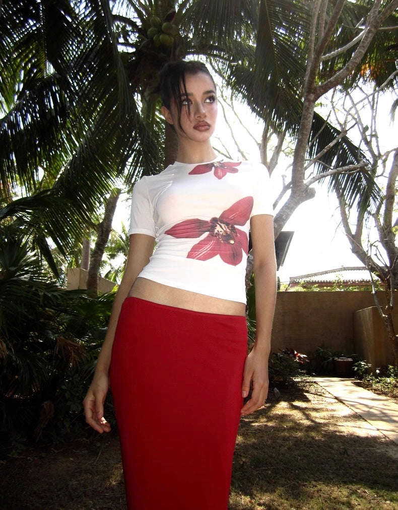 Red Hibiscus Set