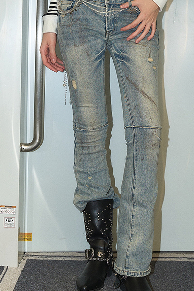 Rusted Edge Vintage Flare Jeans