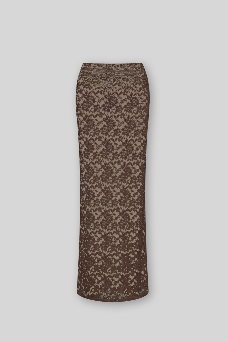 Cocoa Crush Lace Maxi Set