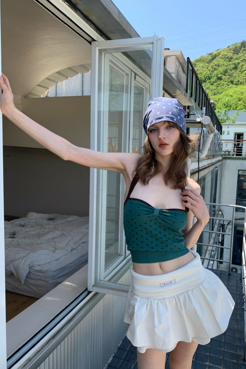 [Pre-sale] Dotty Affair Halter Top