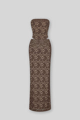 Cocoa Crush Lace Maxi Set