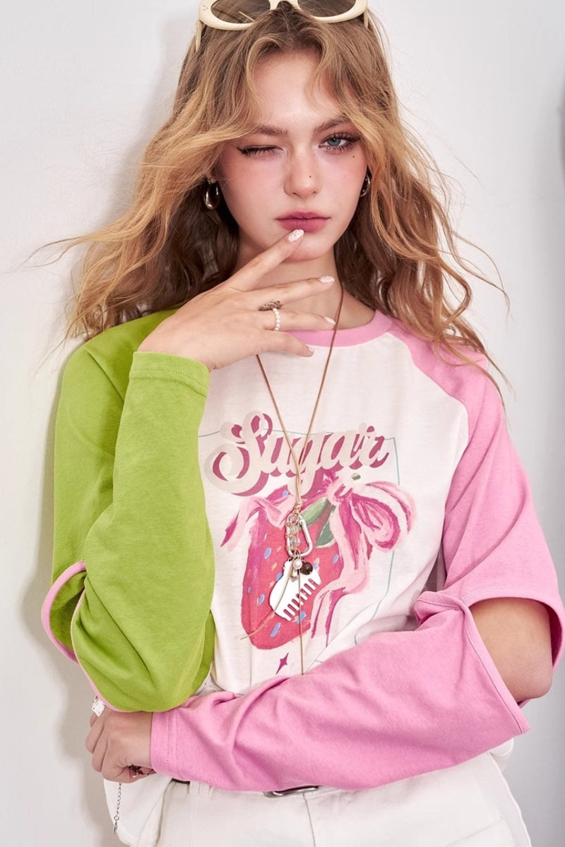 Strawberry Matcha Milk Tee