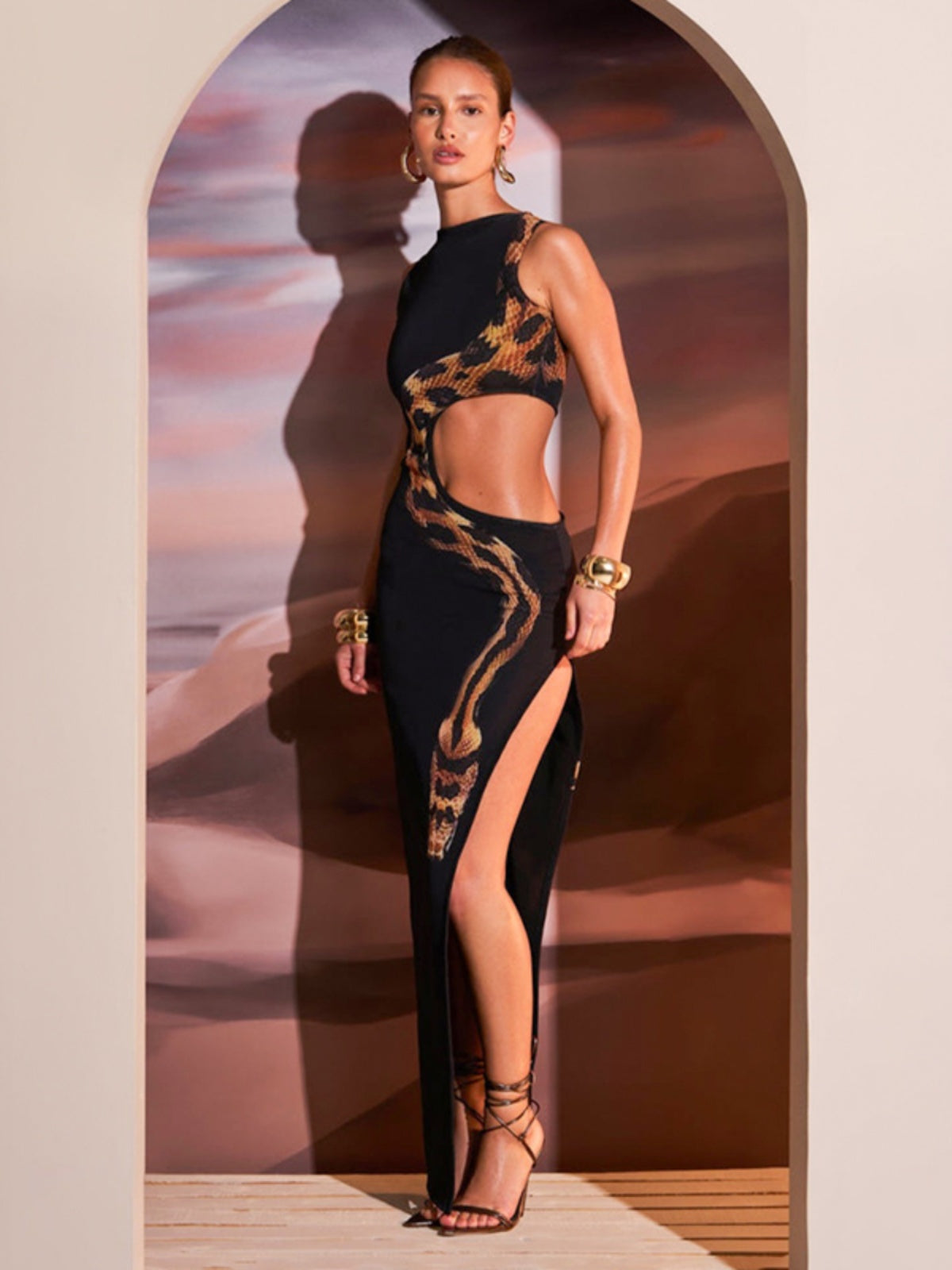 Venom Cutout Maxi Dress
