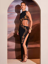 Venom Cutout Maxi Dress