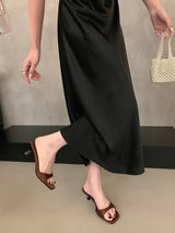 Satin Band Mules