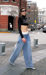 Galaxy Gleam Wide-Leg Jeans