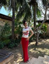 Red Hibiscus Set