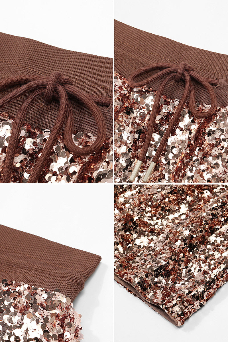 Earthy Spark Drawstring Skirts