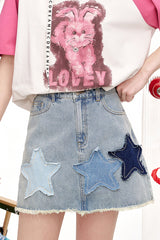 Star Patch Party Skirt