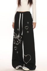 Baggy Kitty Pearl Pants