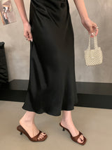 Satin Band Mules