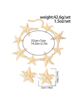 Ocean Luxe Starfish Jewelry Statement Set