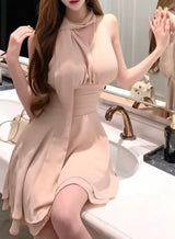 Moonlit Romance Chiffon Dress