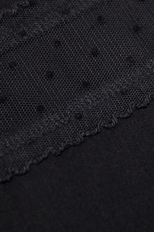 Dot Back Peekaboo Tee