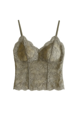 Sage Bloom Lace Camisole