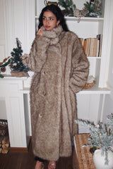 Heiress Faux Fur Long Coat