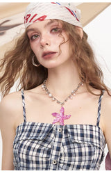 Metal Flower Necklace