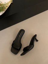 Satin Band Mules