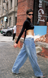 Galaxy Gleam Wide-Leg Jeans