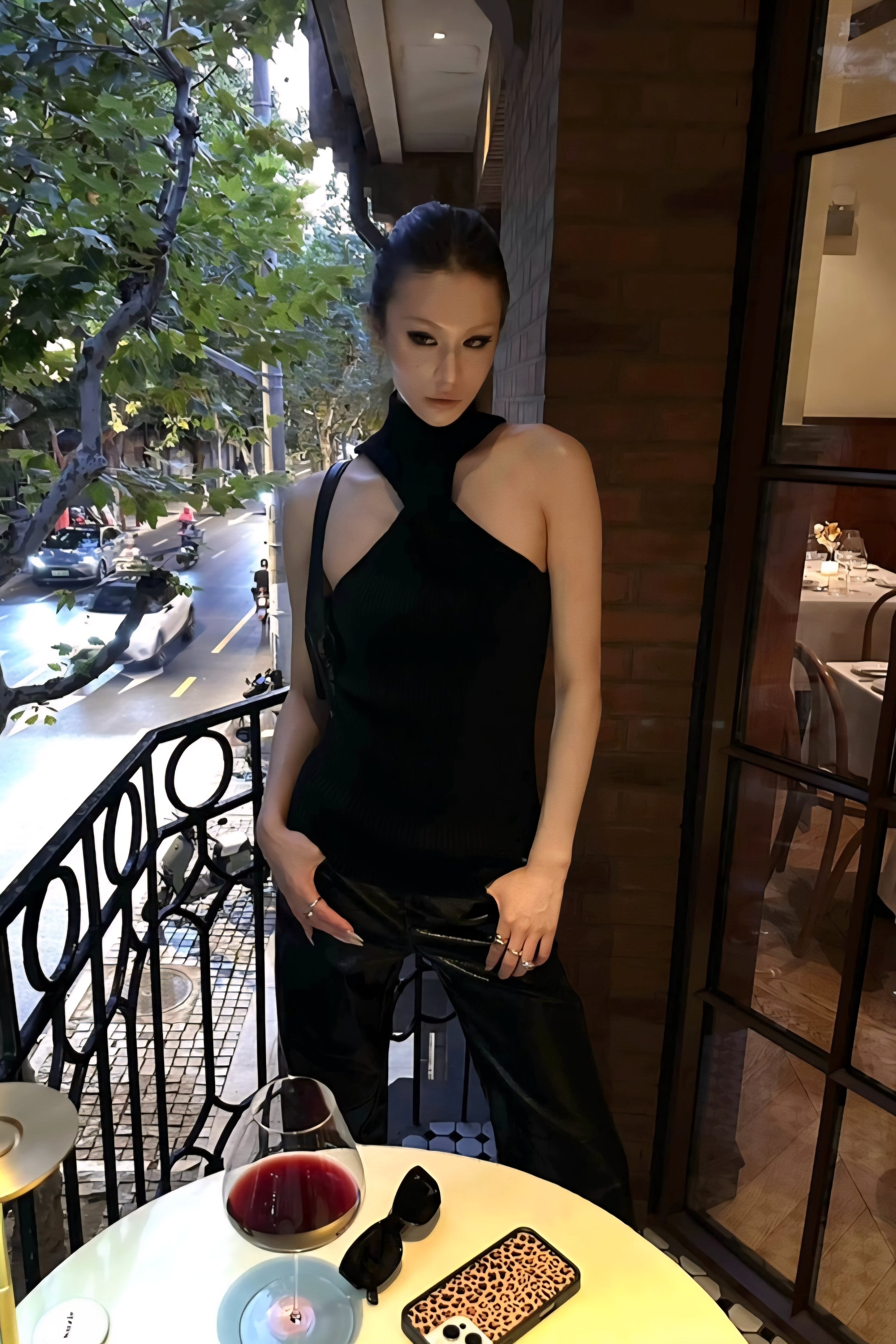 Crisscross Halter Neck Top