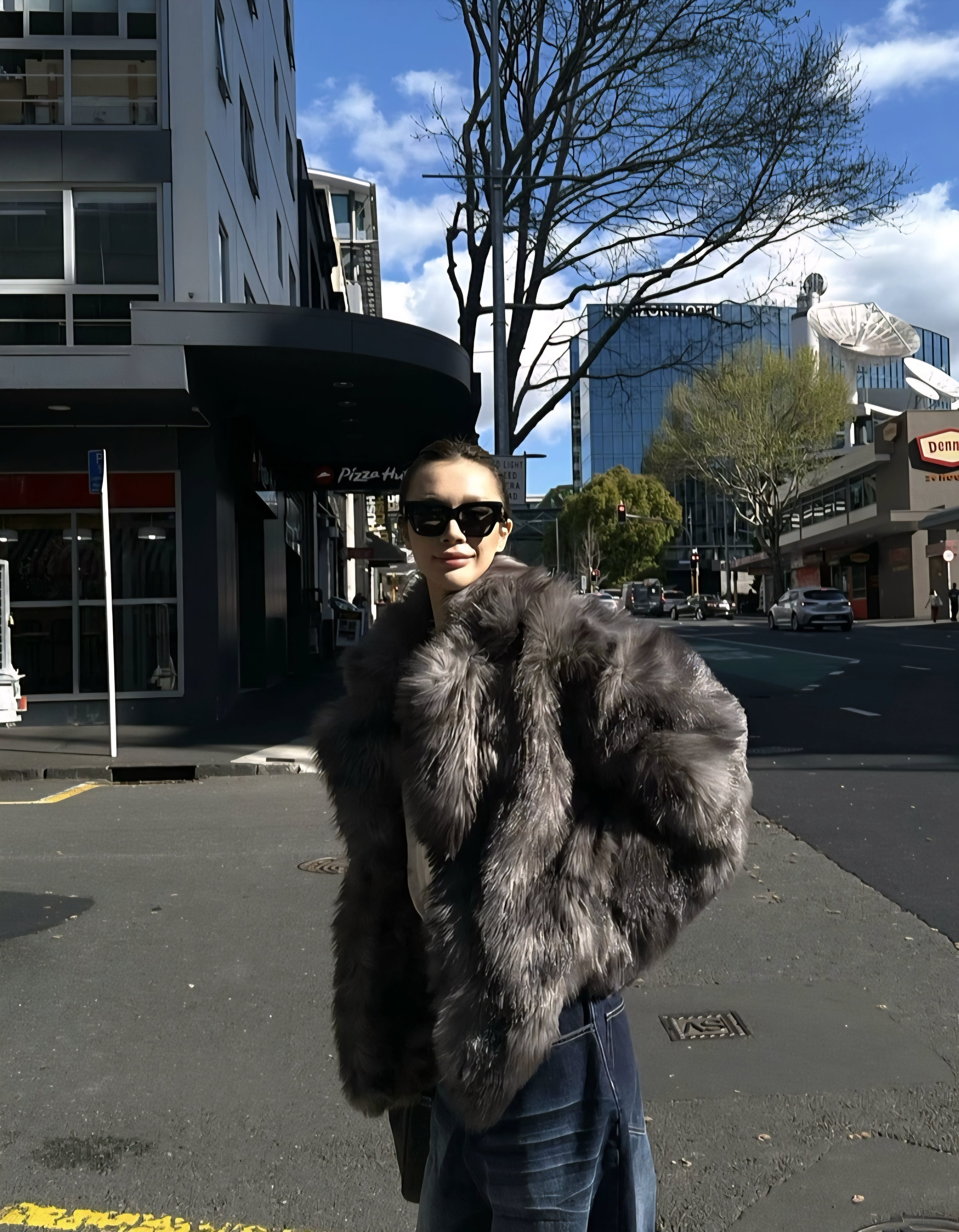 Ash Grey Royal Fur Coat