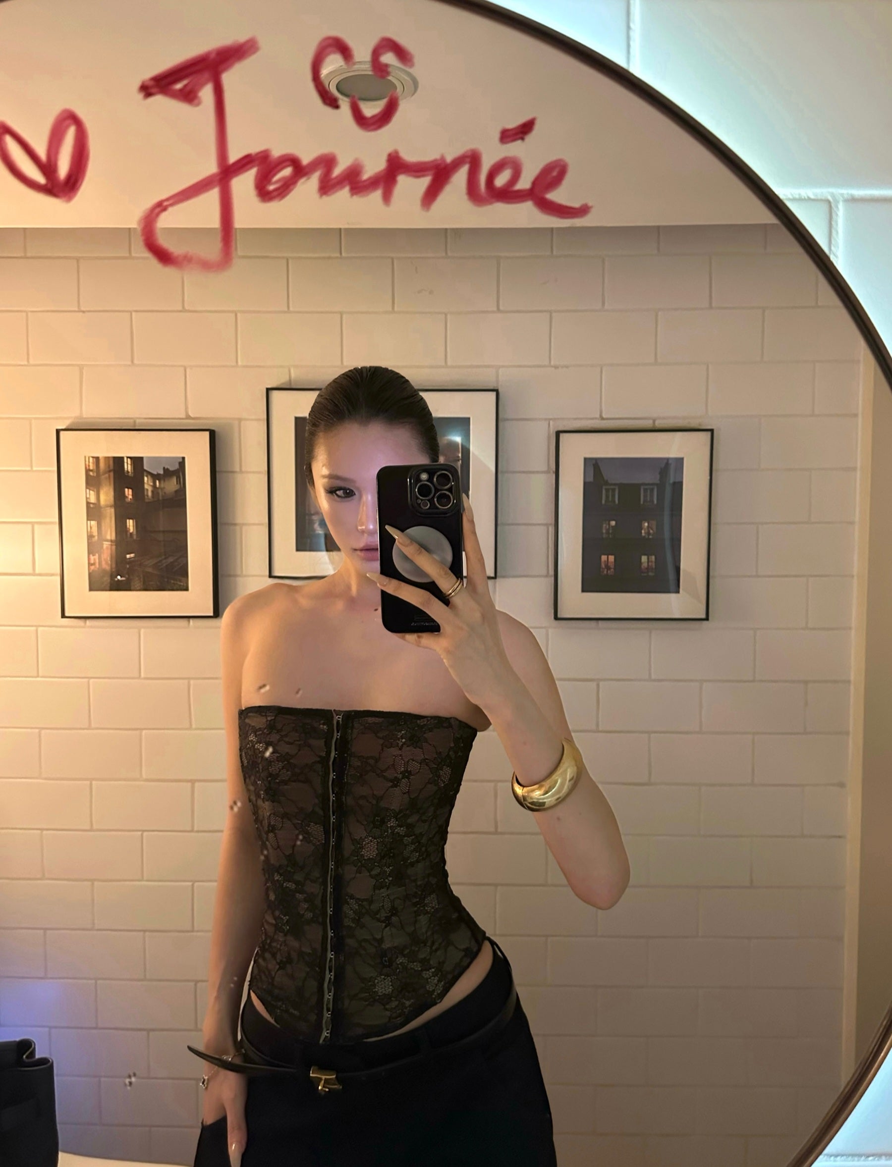 [Pre-sale] Danger Cinch Lace Corset Top