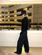 [Pre-sale] City Night Fur Collar Knit Jacket