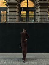 [Pre-sale] Silky Cocoa Backless Gown