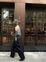 [Pre-sale] Effortless Off-Shoulder Knit & Beanie