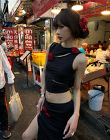 Black & Red Interplay Set