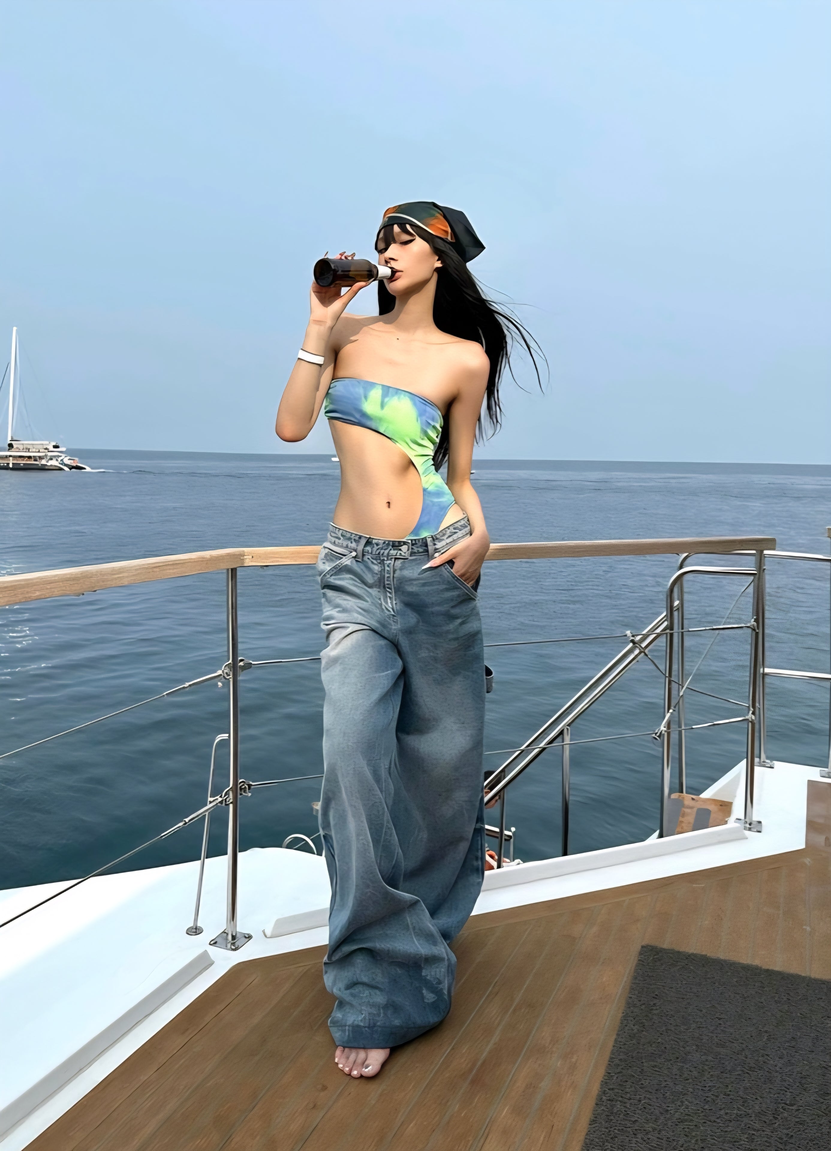 Coastline Low-rise Denim