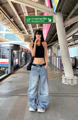 Coastline Low-rise Denim