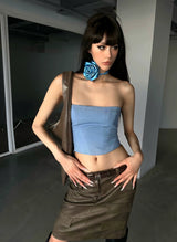 Rive Gauche Lace-Up Top