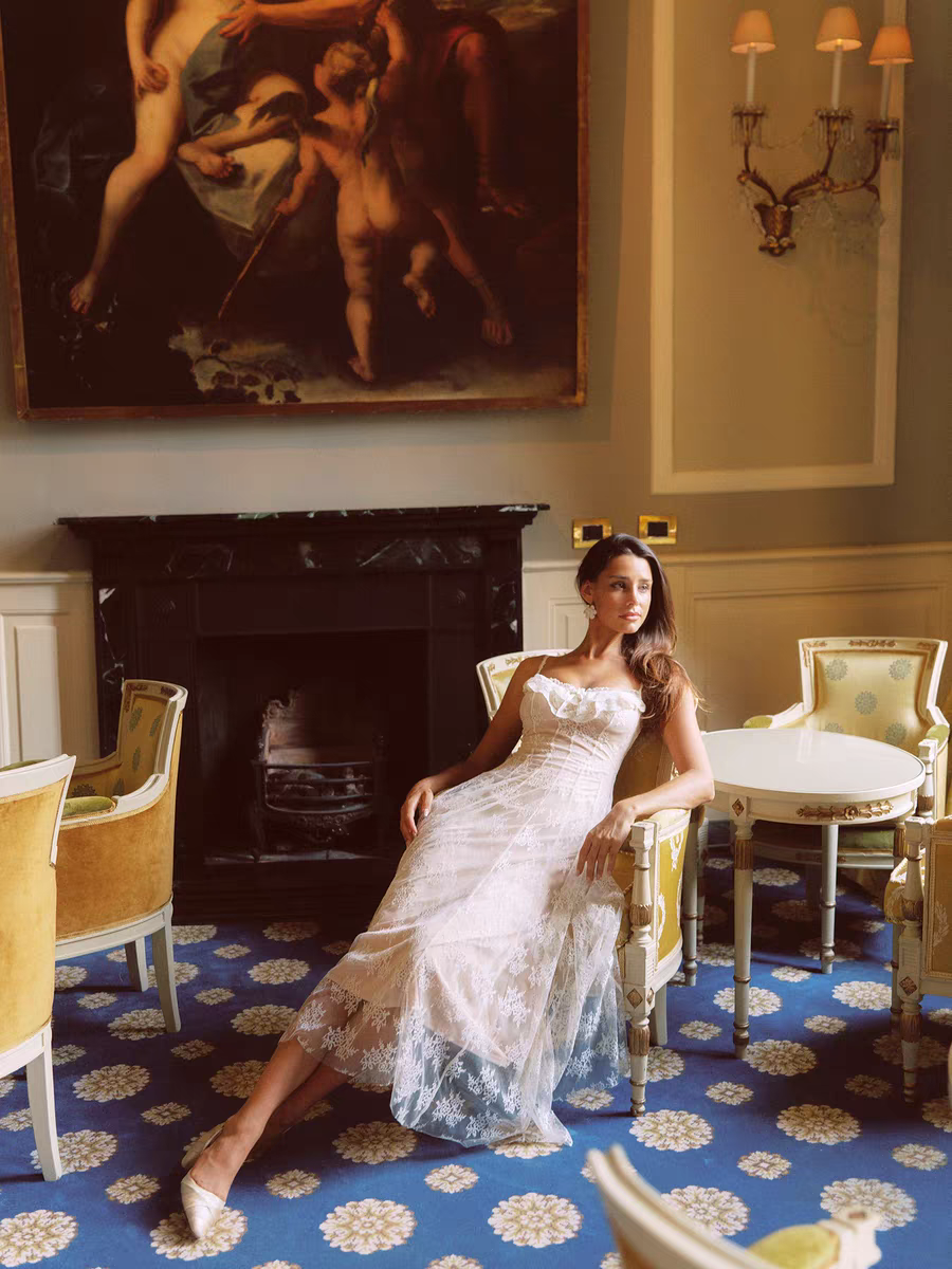 Eternal Romance Sheer Lace Dress